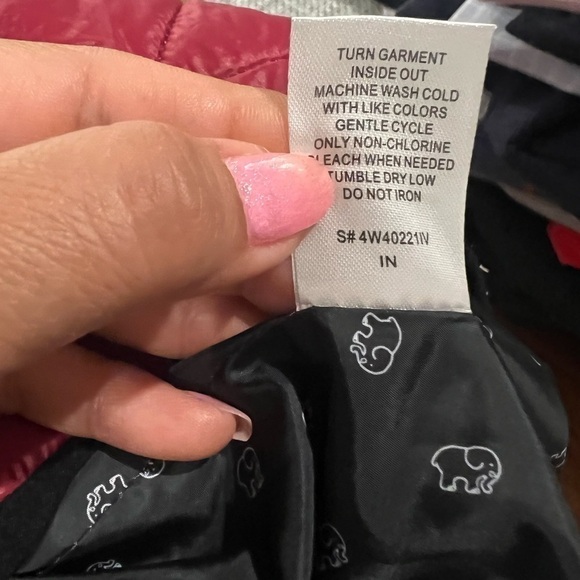 Ivory ella vest red size small S romantic utility windbreaker - Picture 6 of 9